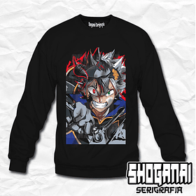 BC03 Asta - Black Clover / Crewneck - Poleron Polo