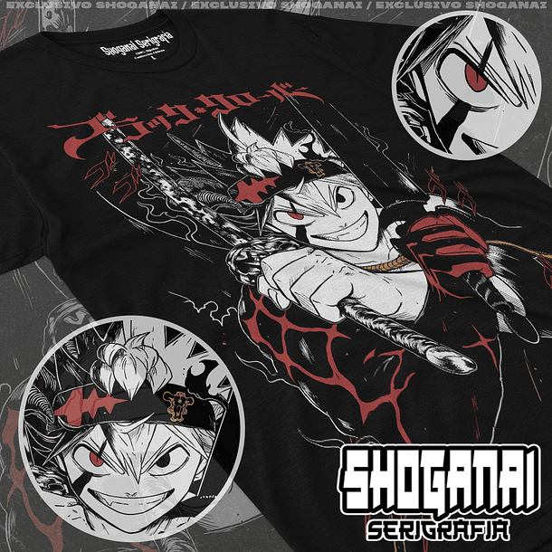 BC05 Asta - Black Clover / Polera manga corta 1