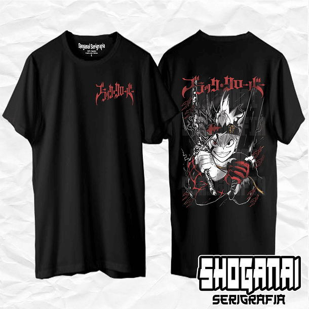 BC05 Asta - Black Clover / Polera manga corta 1