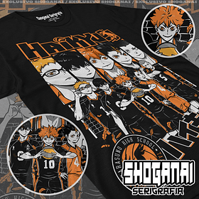 HKY02 Karasuno - Haikyuu!! / Polera manga corta