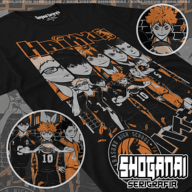 HKY02 OP2 Karasuno - Haikyuu!! / Polera manga corta