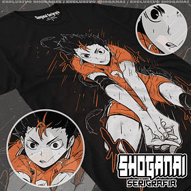 HKY04 Yu Nishinoya - Haikyuu!! / Polera manga corta