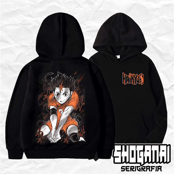 HKY04 Yu Nishinoya - Haikyuu!! / Hoddie - Poleron Canguro 1