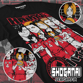 HKY06 Nekoma - Haikyuu!! / Polera manga corta