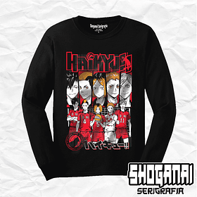 HKY06 Nekoma - Haikyuu!! / Polera manga larga