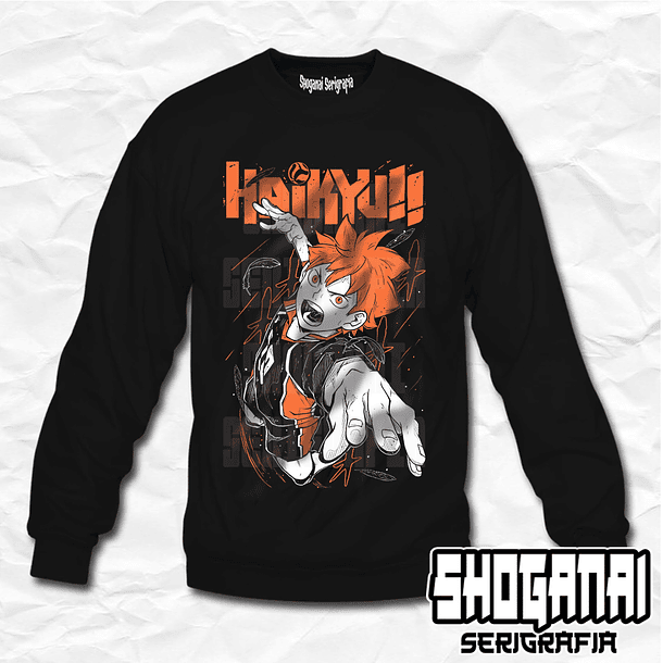 HKY07 Shoyo Hinata - Haikyuu!! / Crewneck - Poleron Polo 1