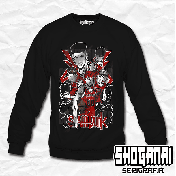 SD01 Shohoku - Slam Dunk / Crewneck - Poleron Polo 1