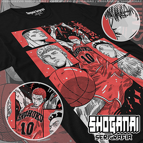SD02 Shohoku - Slam Dunk / Polera manga corta