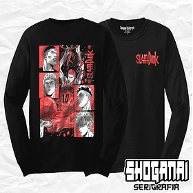 SD02 Shohoku - Slam Dunk / Polera manga larga
