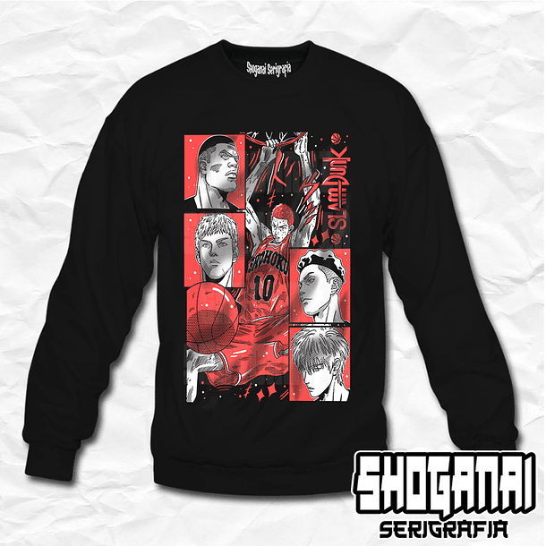 SD02 Shohoku - Slam Dunk / Crewneck - Poleron Polo 1