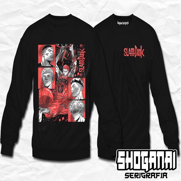 SD02 Shohoku - Slam Dunk / Crewneck - Poleron Polo 1
