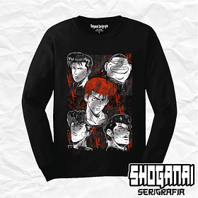 SD03 Ejército de Sakuragi - Slam Dunk / Polera manga larga