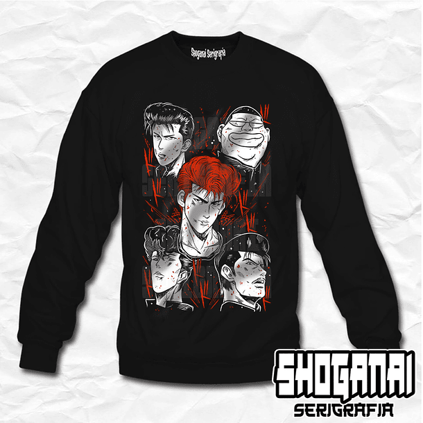 SD03 Ejército de Sakuragi - Slam Dunk / Crewneck - Poleron Polo 1