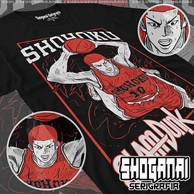 SD04 Hanamichi Sakuragi - Slam Dunk / Polera manga corta