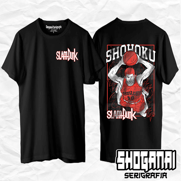SD04 Hanamichi Sakuragi - Slam Dunk / Polera manga corta 1