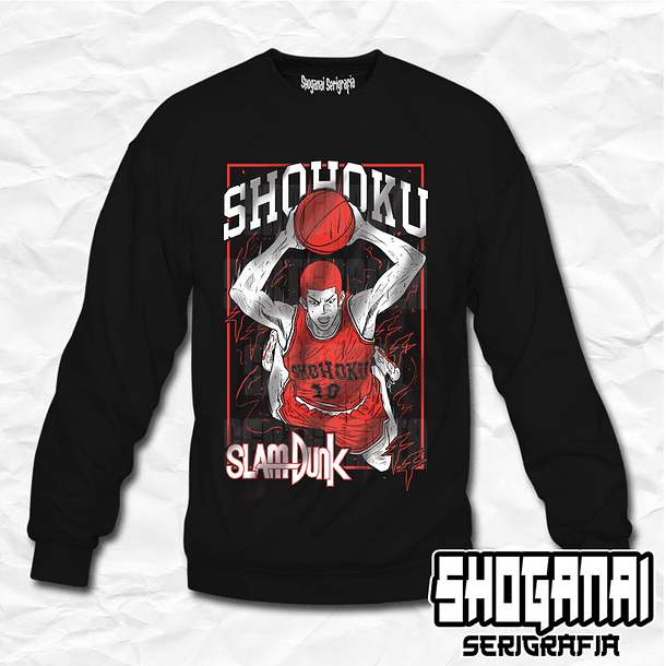 SD04 Hanamichi Sakuragi - Slam Dunk / Crewneck - Poleron Polo 1