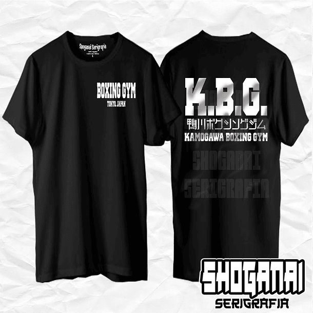 HNI02 K.B.G - Hajime No Ippo / Polera manga corta 1