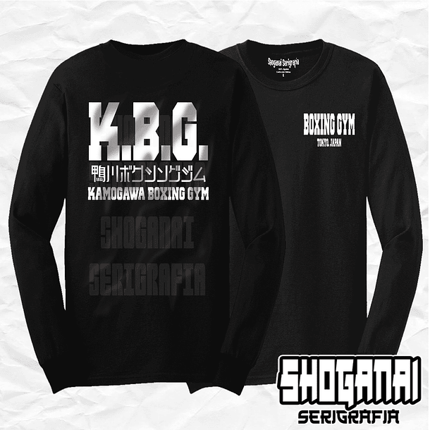 HNI02 K.B.G - Hajime No Ippo / Polera manga larga 1