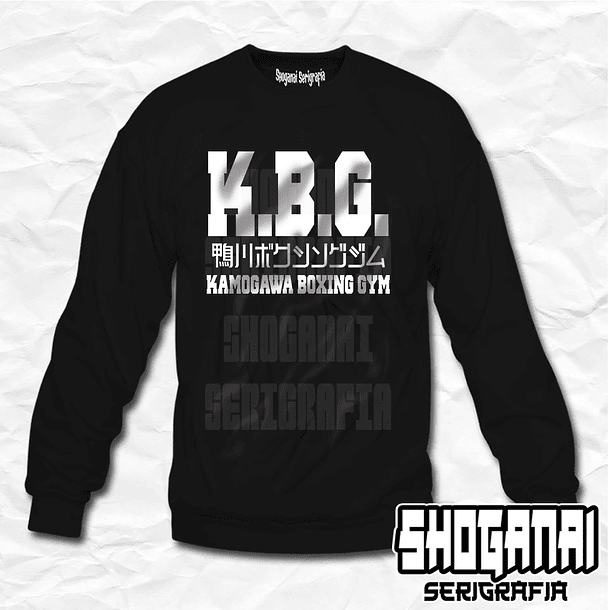 HNI02 K.B.G - Hajime No Ippo / Crewneck - Poleron Polo 1