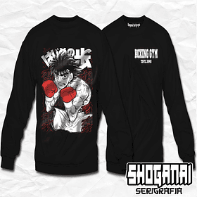 HNI03 Ippo Makunouchi - Hajime No Ippo / Crewneck - Poleron Polo