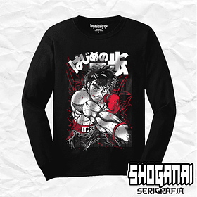 HNI04 Ippo Makunouchi - Hajime No Ippo / Polera manga larga