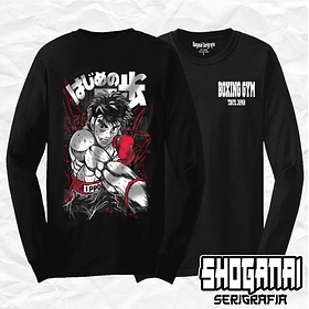 HNI04 Ippo Makunouchi - Hajime No Ippo / Polera manga larga