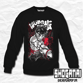 HNI04 Ippo Makunouchi - Hajime No Ippo / Crewneck - Poleron Polo