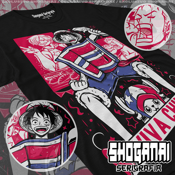 OP01 One Piece Fiestas Patrias 18SEPT - One Piece / Polera manga corta 1
