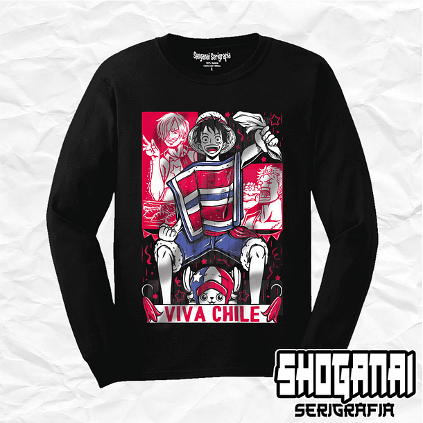 OP01 One Piece Fiestas Patrias 18SEPT - One Piece / Polera manga larga 1