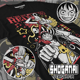 OP06 Uta y Luffy - One Piece / Polera manga corta