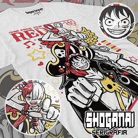 OP06 Uta y Luffy - One Piece / Polera manga corta