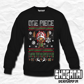 OP07 Tony Tony Chopper Navidad - One Piece / Crewneck - Poleron Polo