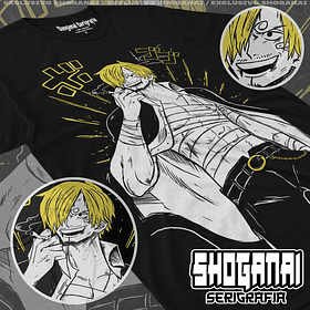 OP08 Sanji - One Piece / Polera manga corta