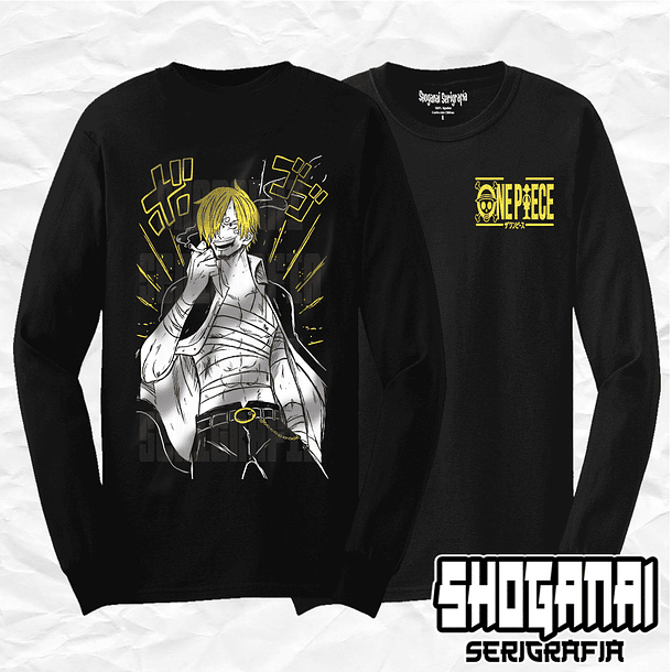 OP08 Sanji - One Piece / Polera manga larga 1