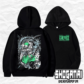 OP09 Roronoa Zoro - One Piece / Hoddie - Poleron Canguro
