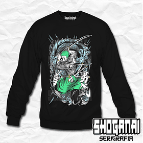 OP09 Roronoa Zoro - One Piece / Crewneck - Poleron Polo