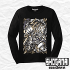 OP10 Monkey D. Luffy - One Piece / Polera manga larga 1