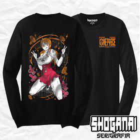 OP13 Nami - One Piece / Polera manga larga
