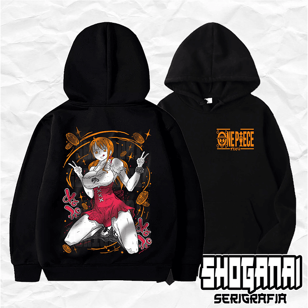 OP13 Nami - One Piece / Hoddie - Poleron Canguro 1
