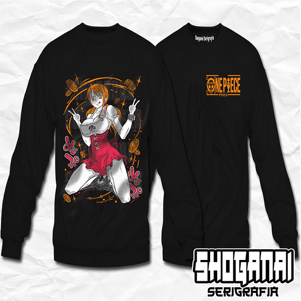 OP13 Nami - One Piece / Crewneck - Poleron Polo 1