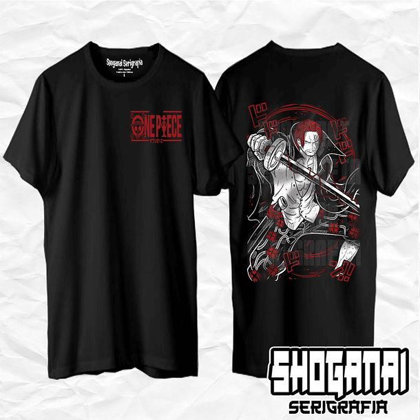 OP14 Shanks - One Piece / Polera manga corta 1