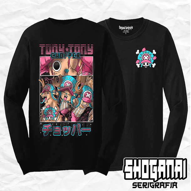 OP16 Tony Tony Chopper - One Piece / Polera manga larga 1