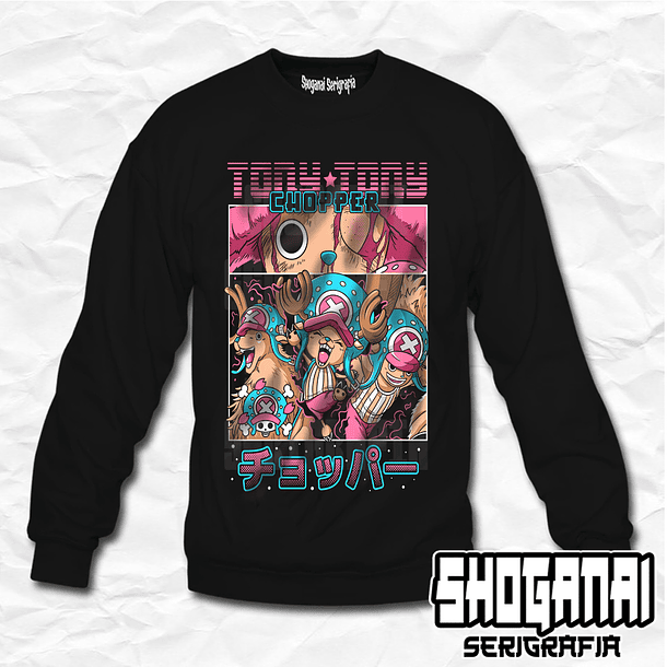 OP16 Tony Tony Chopper - One Piece / Crewneck - Poleron Polo 1