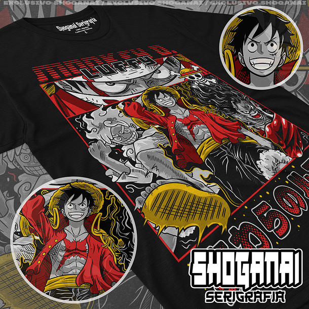 OP17 Monkey D. Luffy - One Piece / Polera manga corta 1