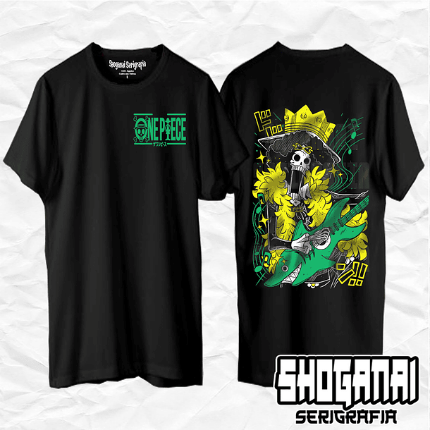 OP19 Brook - One Piece / Polera manga corta 1