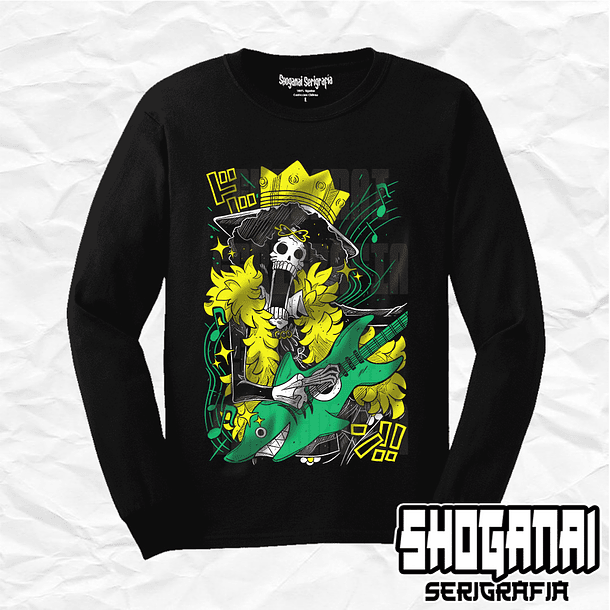 OP19 Brook - One Piece / Polera manga larga 1
