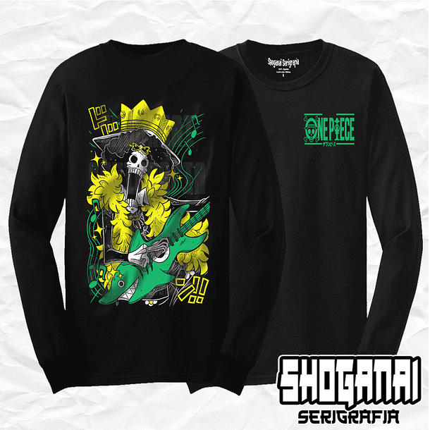 OP19 Brook - One Piece / Polera manga larga 1