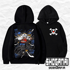 OP20 Buggy The Clown - One Piece / Hoddie - Poleron Canguro