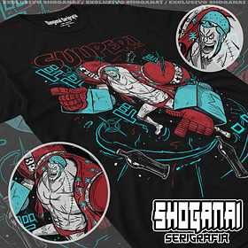 OP22 Franky - One Piece / Polera manga corta