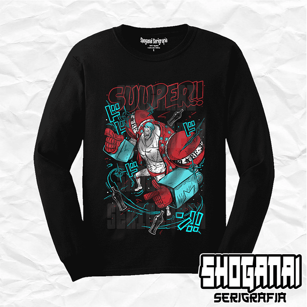 OP22 Franky - One Piece / Polera manga larga 1